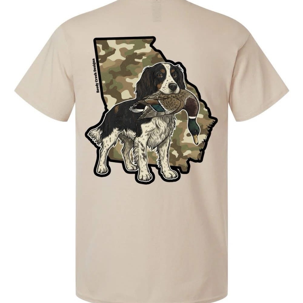 Gildan Tan Dog Graphic T-Shirt